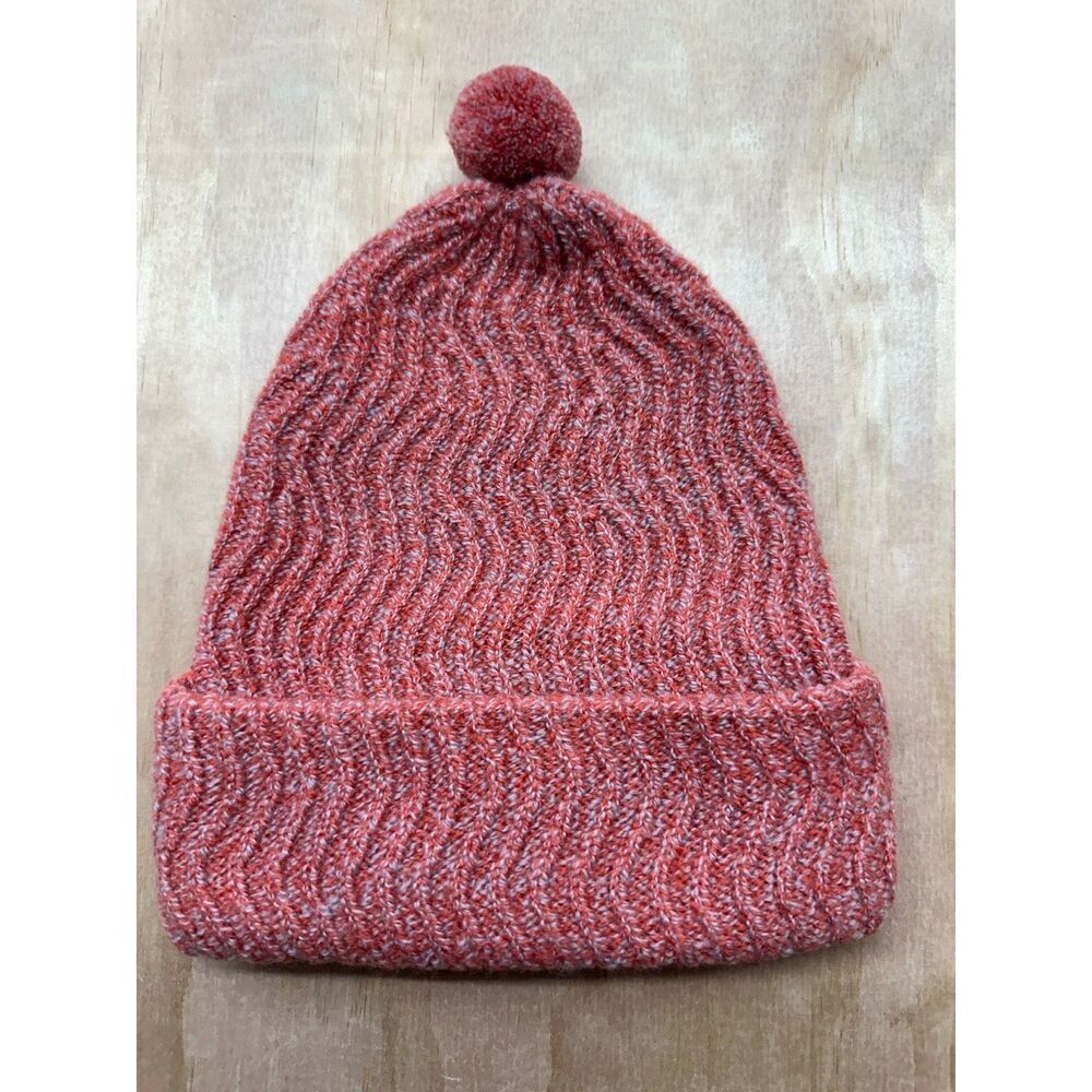 Allbirds ‎ Beanie Women’s Pink Pompom 100% Merino Wool